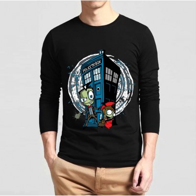 Блуза с дълъг ръкав DOCTOR WHO - INVADER ZIM TARDIS